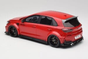 Hyundai i30 N PD Prior Design Engine Червен Otto 1:18 OT1112 Смола — снимка 5 от 6