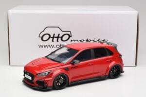 Hyundai i30 N PD Prior Design Engine Червен Otto 1:18 OT1112 Смола — снимка 6 от 6