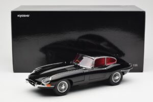 Jaguar E-Type 3.8 Series 1 Черен Kyosho 1:18 08954BK Метал — снимка 8 от 8