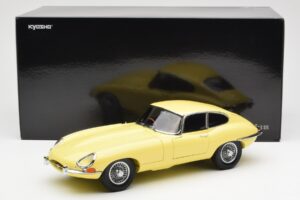 Jaguar E-Type 3.8 Series 1 Светло Жълто Kyosho 1:18 08954LY Метал — снимка 8 от 8