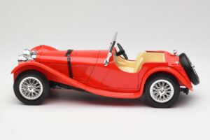 Jaguar SS 100 Червен Bburago 1:18 3006-M1 Метал — снимка 4 от 8