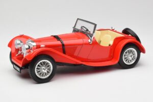 Jaguar SS 100 Червен Bburago 1:18 3006-M1 Метал