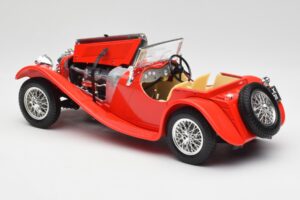 Jaguar SS 100 Червен Bburago 1:18 3006-M1 Метал — снимка 5 от 8