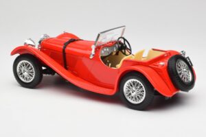 Jaguar SS 100 Червен Bburago 1:18 3006-M1 Метал — снимка 7 от 8