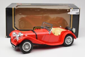 Jaguar SS 100 Червен Bburago 1:18 3006-M1 Метал — снимка 8 от 8