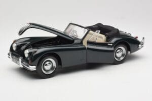Jaguar XK140 Drophead Coupe Черен Sun Star 1:18 2802 Метал — снимка 2 от 8