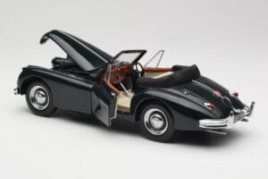Jaguar XK140 Drophead Coupe Черен Sun Star 1:18 2802 Метал — снимка 5 от 8