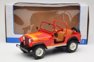 Jeep CJ-7 Renegade Червен MCG 1:18 MCG18110 Метал — снимка 6 от 6