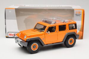 Jeep Rescue Concept Оранжев Maisto 1:18 36699 Метал — снимка 8 от 8