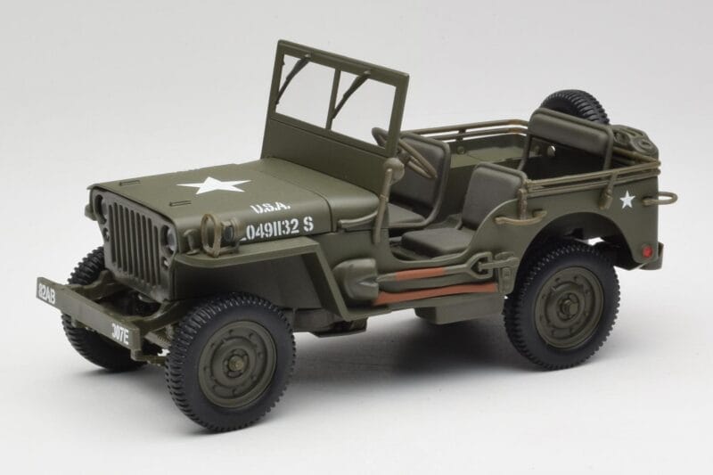 Jeep Willys Военно Зелен Gate 1:18 1061 Метал
