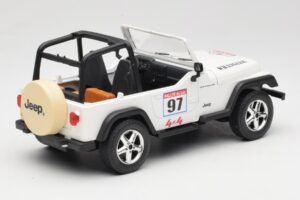 Jeep Wrangler Rallye #97 Бежов Solido 1:18 9012 Метал — снимка 2 от 6