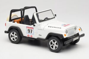 Jeep Wrangler Rallye #97 Бежов Solido 1:18 9012 Метал — снимка 4 от 6