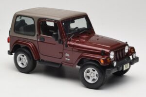 Jeep Wrangler TJ Sahara Червен Maisto 1:18 31662 Метал — снимка 6 от 8