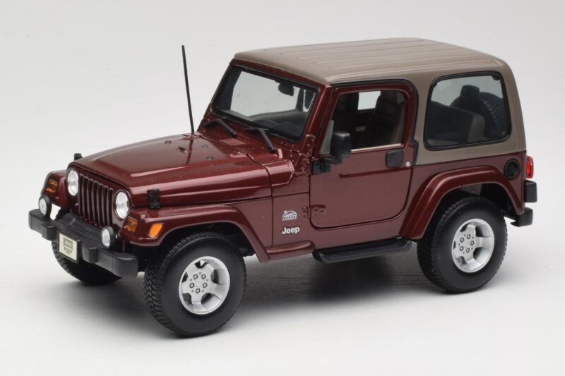 Jeep Wrangler TJ Sahara Червен Maisto 1:18 31662 Метал
