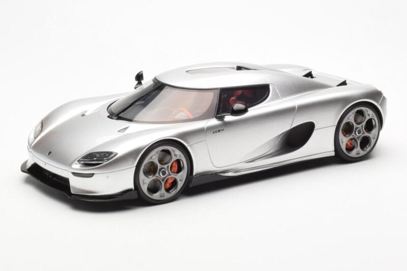 Koenigsegg CC850 Moon Silver GT Spirit 1:18 GT452 Смола