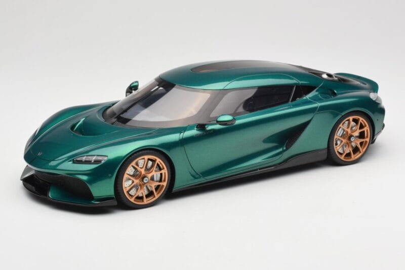 Koenigsegg Gemera Racing Green GT Spirit 1:18 GT888 Смола