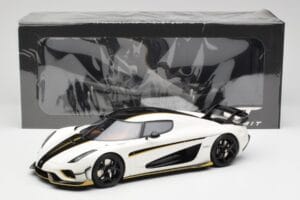 Koenigsegg Regera Crystal Бял GT Spirit 1:18 GT913 Смола — снимка 6 от 6
