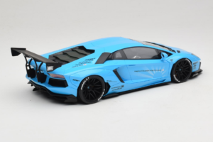 Lamborghini Aventador Liberty Walk Син GT Spirit 1:18 GT073 Смола — снимка 2 от 6