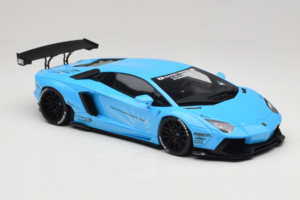 Lamborghini Aventador Liberty Walk Син GT Spirit 1:18 GT073 Смола — снимка 4 от 6