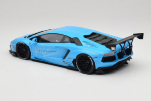 Lamborghini Aventador Liberty Walk Син GT Spirit 1:18 GT073 Смола — снимка 5 от 6
