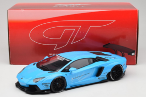 Lamborghini Aventador Liberty Walk Син GT Spirit 1:18 GT073 Смола — снимка 6 от 6
