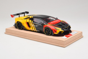 Lamborghini Aventador Liberty Walk Infinite Черен Жълт Timothy & Pierre 1:18 REMC035 Метал — снимка 4 от 7