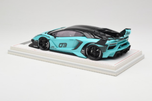 Lamborghini Aventador Liberty Walk LB-Silhouette WORKS GT Evo Ментово Зелено IVY 1:18 REMC001 Смола — снимка 5 от 7