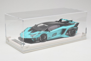 Lamborghini Aventador Liberty Walk LB-Silhouette WORKS GT Evo Ментово Зелено IVY 1:18 REMC001 Смола — снимка 6 от 7