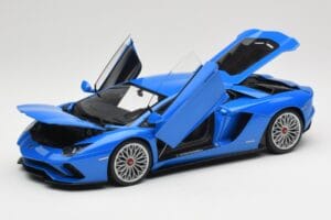 Lamborghini Aventador S LP740-4 Blue Nila AUTOart 1:18 79134 Метал — снимка 2 от 8