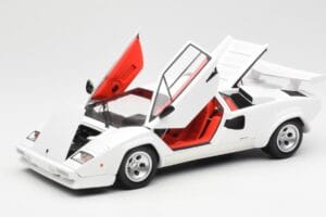 Lamborghini Countach LP500S Бял Kyosho 1:18 08320E Метал — снимка 2 от 8