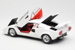 Lamborghini Countach LP500S Бял Kyosho 1:18 08320E Метал — снимка 5 от 8