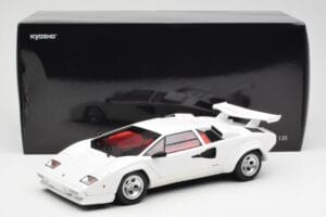Lamborghini Countach LP500S Бял Kyosho 1:18 08320E Метал — снимка 8 от 8