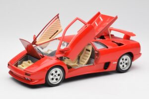 Lamborghini Diablo Червен Bburago 1:18 3028-M1 Метал — снимка 2 от 8