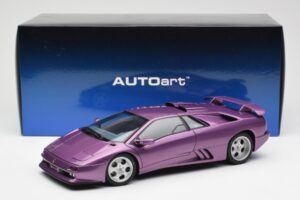 Lamborghini Diablo SE30 Jota Металик Лилав AUTOart 1:18 79142 Композит — снимка 8 от 8