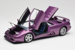 Lamborghini Diablo SE30 Anniversary Edition Металик Лилав AUTOart 1:18 79158 Метал — снимка 2 от 8