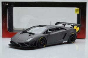 Lamborghini Gallardo GT3 FL2 Тъмносив AUTOart 1:18 81360 Метал — снимка 8 от 8