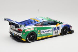 Lamborghini Gallardo LP600+ GT3 Reiter Engineering #34 H-J. Stuck / D. Rostek ADAC 24 Hours Nurburgring 2011 Minichamps 1:18  — снимка 2 от 6