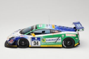 Lamborghini Gallardo LP600+ GT3 Reiter Engineering #34 H-J. Stuck / D. Rostek ADAC 24 Hours Nurburgring 2011 Minichamps 1:18  — снимка 3 от 6