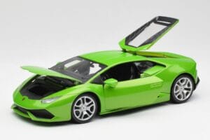 Lamborghini Huracan LP610-4 Зелен Bburago 1:18 18-11038 Метал — снимка 2 от 8