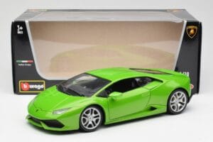 Lamborghini Huracan LP610-4 Зелен Bburago 1:18 18-11038 Метал — снимка 8 от 8
