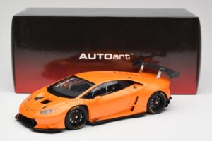 Lamborghini Huracan LP620-2 Super Trofeo Arancio Borealis Pearl Effect Оранжев AUTOart 1:18 81558 Метал — снимка 8 от 8