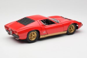 Lamborghini Miura Червен Anson 1:18 30302 Метал — снимка 3 от 8