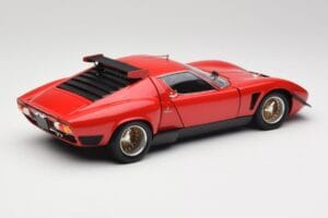 Lamborghini Miura SVR Червен & Черен Kyosho 1:18 08319R Метал — снимка 3 от 8