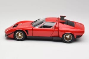 Lamborghini Miura SVR Червен & Черен Kyosho 1:18 08319R Метал — снимка 4 от 8