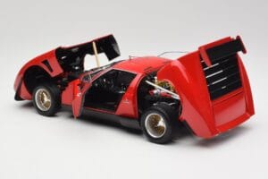 Lamborghini Miura SVR Червен & Черен Kyosho 1:18 08319R Метал — снимка 5 от 8