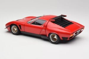 Lamborghini Miura SVR Червен & Черен Kyosho 1:18 08319R Метал — снимка 7 от 8