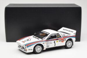 Lancia 037 Martini #1 W. Rohrl / C. Geistdorfer Winner Rally Monte Carlo 1983 Нощна Версия Kyosho 1:18 08306A Метал — снимка 8 от 8