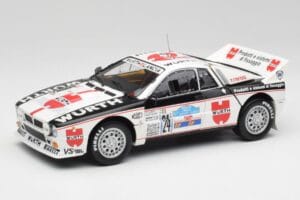 Lancia 037 #1 G. Cunico / E. Bartolich Targa Florio Winner 1983 Kyosho 1:18 08302H Метал
