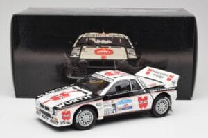 Lancia 037 #1 G. Cunico / E. Bartolich Targa Florio Winner 1983 Kyosho 1:18 08302H Метал — снимка 8 от 8