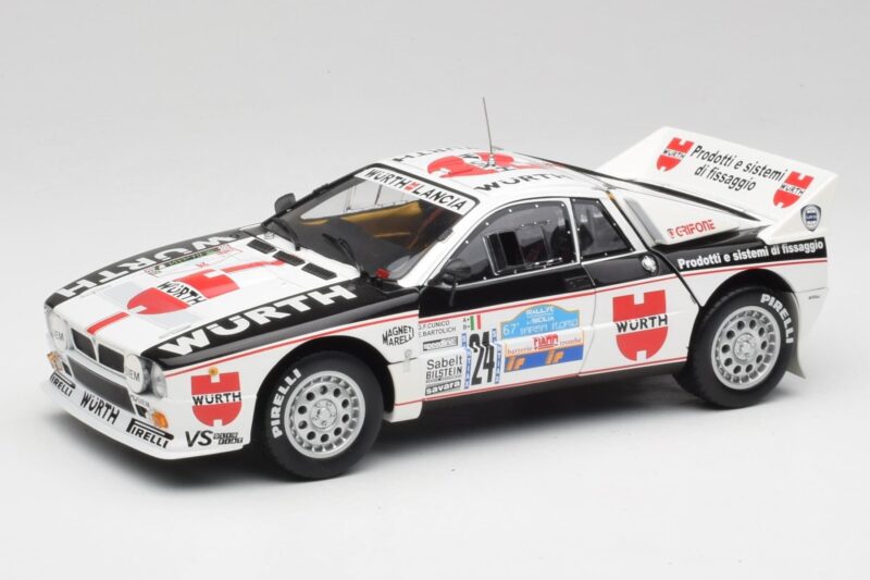 Lancia 037 #1 G. Cunico / E. Bartolich Targa Florio Winner 1983 Kyosho 1:18 08302H Метал